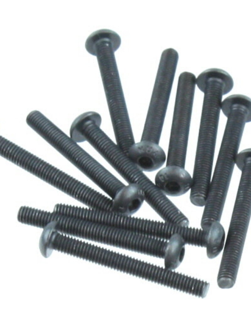 Redcat Racing BS819-030 3x25mm Button Head Hex Machine Thread Screws (12pcs)