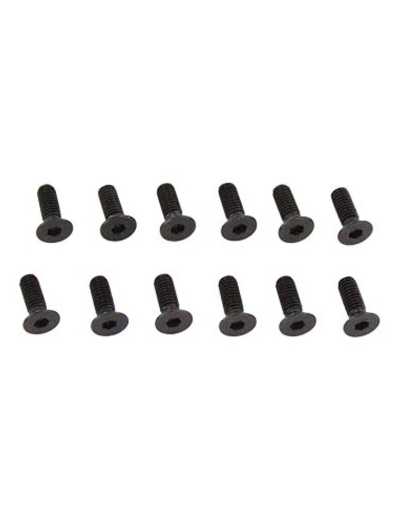 Redcat Racing BS501-055 4x12mm Countersunk  Hex Machine Thread Screws (12pcs)