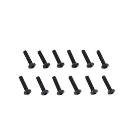 Redcat Racing BS502-024 Button Head Machined Thread Hex Screw 3x14mm