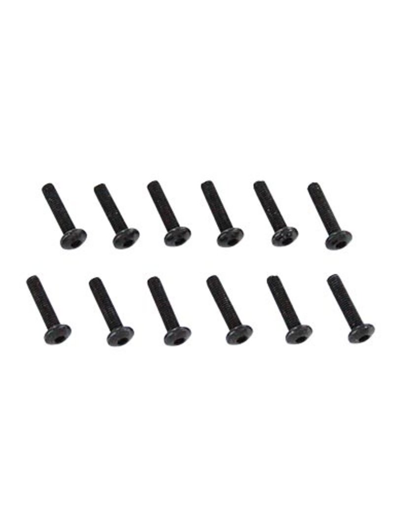 Redcat Racing BS502-024 Button Head Machined Thread Hex Screw 3x14mm