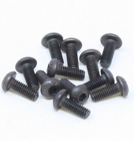 Redcat Racing BS502-026 3x8mm Button Head Hex Machined Thread Screws (12pcs)