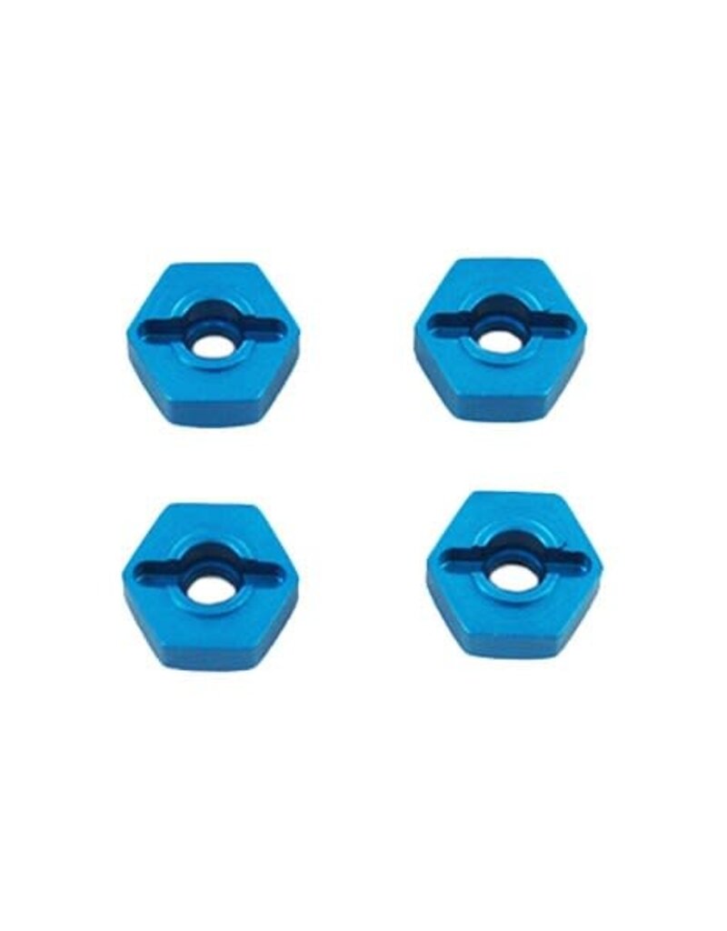 Redcat Racing 02134b Aluminum Wheel Hex (4pcs)(12mm)(Blue)(Same as 122042)
