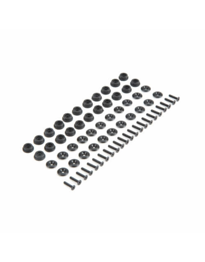 losi LOS230013	 Body Button Base & Top (22): Baja Rey