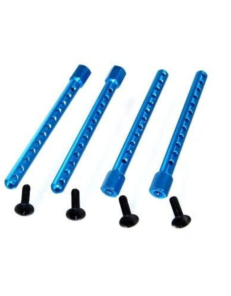Redcat Racing 85601 Aluminum Body Posts 4pcs (Blue)
