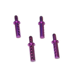 Redcat Racing 08047 Aluminum body post (4pcs)(purple)(Same as 108837)