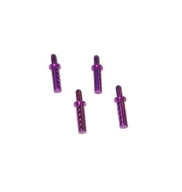 Redcat Racing 08047 Aluminum body post (4pcs)(purple)(Same as 108837)