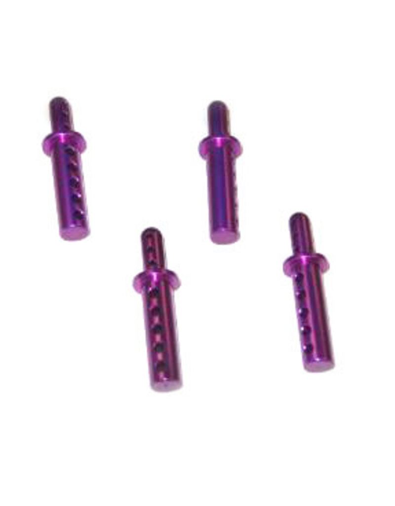 Redcat Racing 08047 Aluminum body post (4pcs)(purple)(Same as 108837)