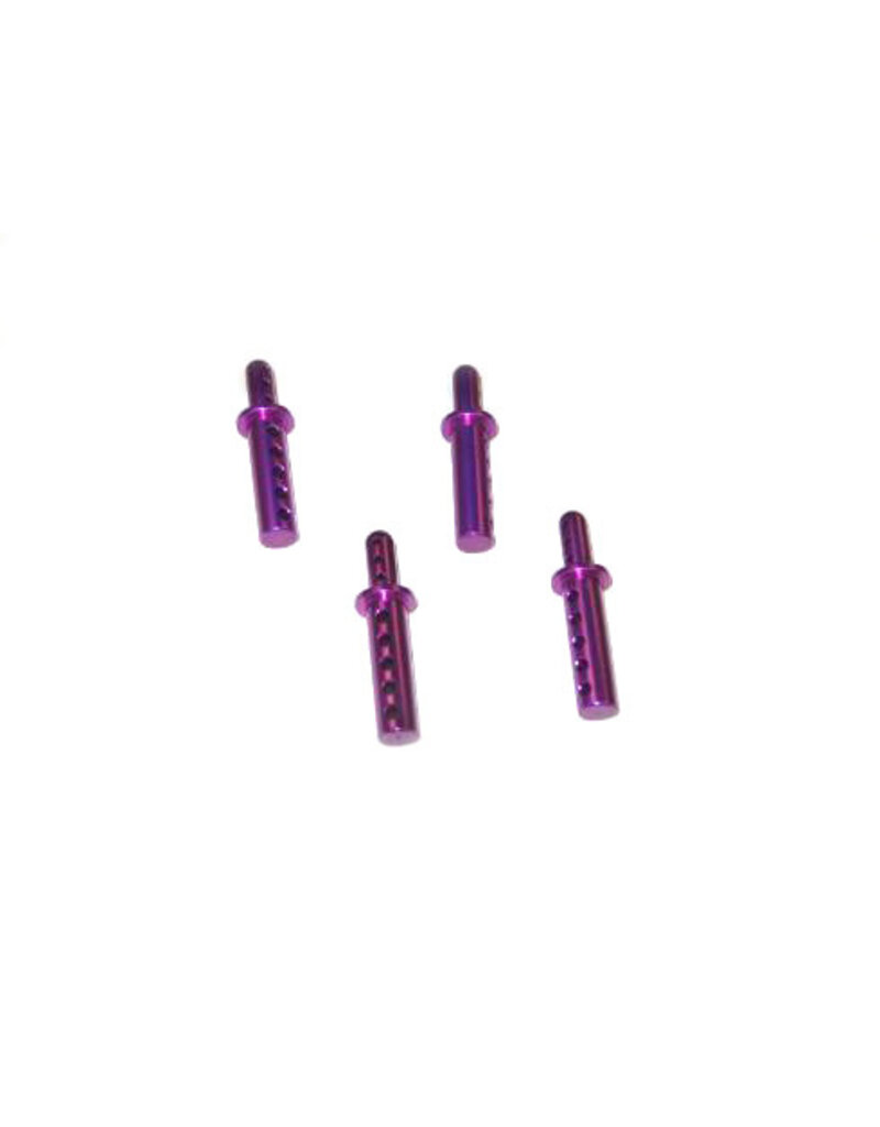 Redcat Racing 08047 Aluminum body post (4pcs)(purple)(Same as 108837)