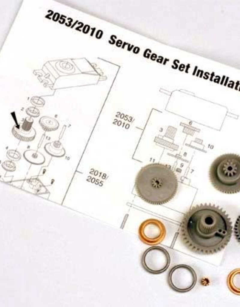 Traxxas 2053 Servo gears (for 2055, 2056 servos)