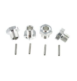 Redcat Racing BS810-007 Aluminum 17mm Wheel Hex w/ Pin (4pcs ea.)(Silver)
