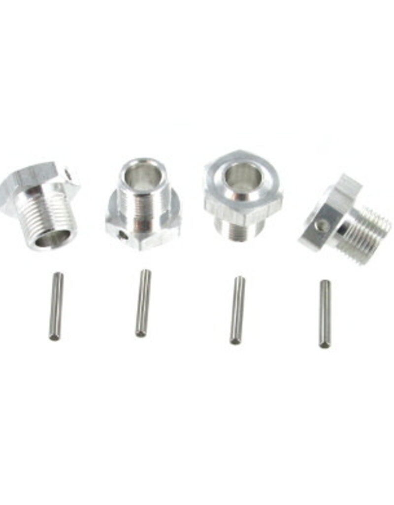 Redcat Racing BS810-007 Aluminum 17mm Wheel Hex w/ Pin (4pcs ea.)(Silver)