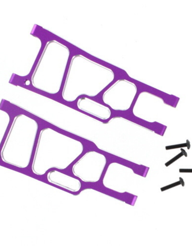 Redcat Racing 120021  Aluminum Rear Lower Suspension Arm, Purple 2P