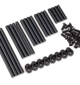 Traxxas 8940X - Suspension pin set, complete (hardened steel), 4x64mm (4), 4x22mm (4), 4x38mm (4), 4x33mm (4), 4x47mm (4)/ 3x8mm BCS (14)/ 3x6mm BCS (4)/ retainers (8)