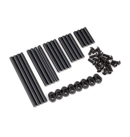 Traxxas 8940X - Suspension pin set, complete (hardened steel), 4x64mm (4), 4x22mm (4), 4x38mm (4), 4x33mm (4), 4x47mm (4)/ 3x8mm BCS (14)/ 3x6mm BCS (4)/ retainers (8)