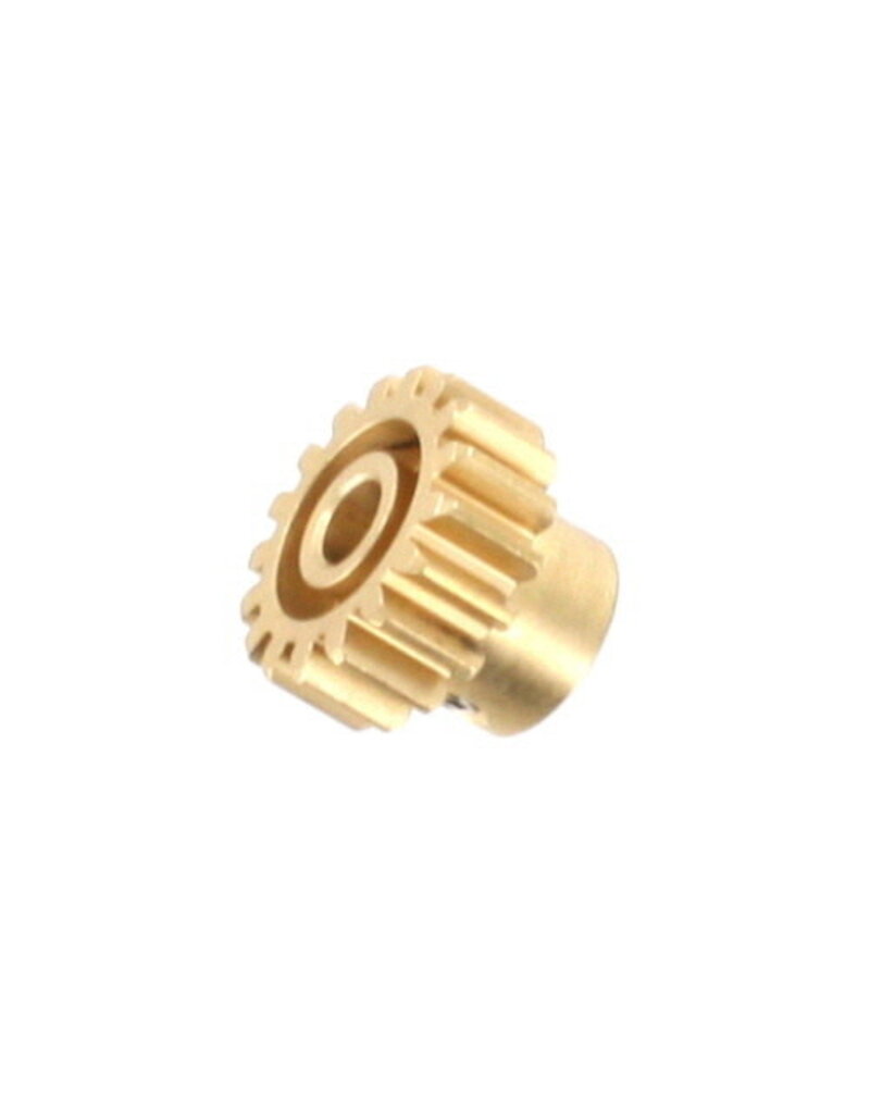Redcat Racing BS910-050 17T brass motor gear (Stock, only for use with 21T plastic spur gear)
