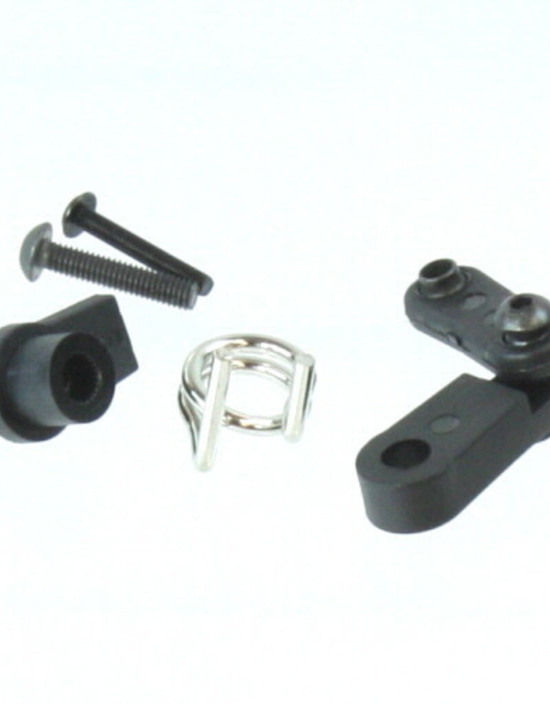 Redcat Racing BS910-064 V2 servo saver assembly (includes the 2 piece servo horn, spring, and steering link)