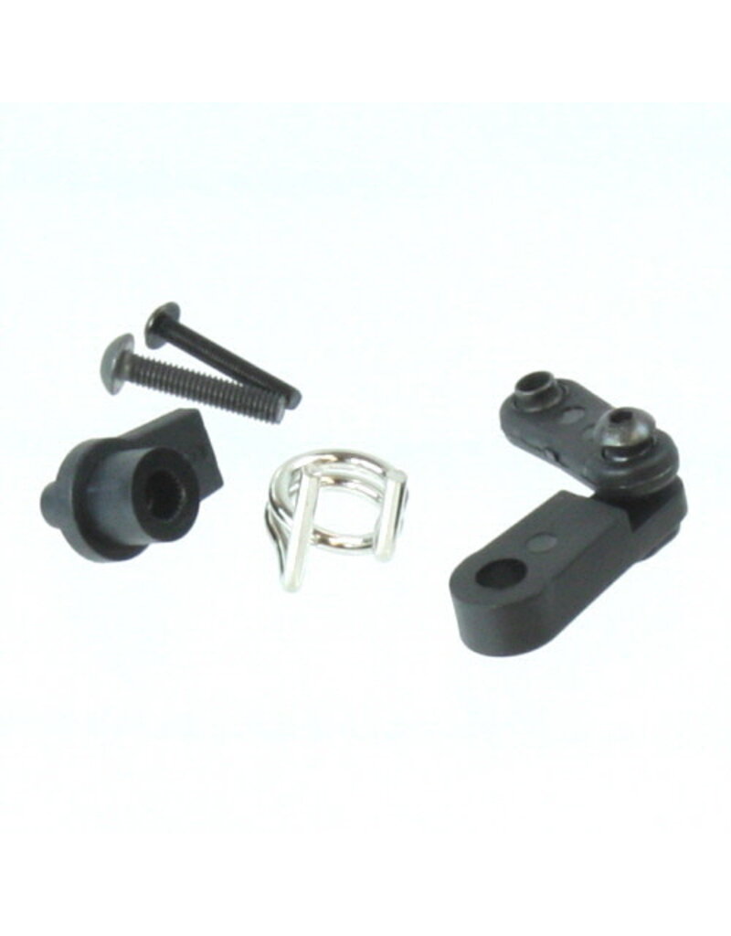 Redcat Racing BS910-064 V2 servo saver assembly (includes the 2 piece servo horn, spring, and steering link)