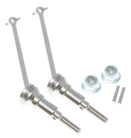 Redcat Racing RER13681 Metal Front CAD Shafts + Pins+Lock Nut M4