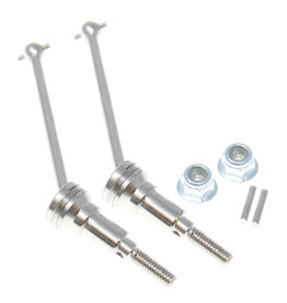 Redcat Racing RER13681 Metal Front CAD Shafts + Pins+Lock Nut M4