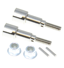 Redcat Racing RER13683 Metal Rear Wheel Shafts+Pins+Lock Nut M4 Volcano-16 Redcat