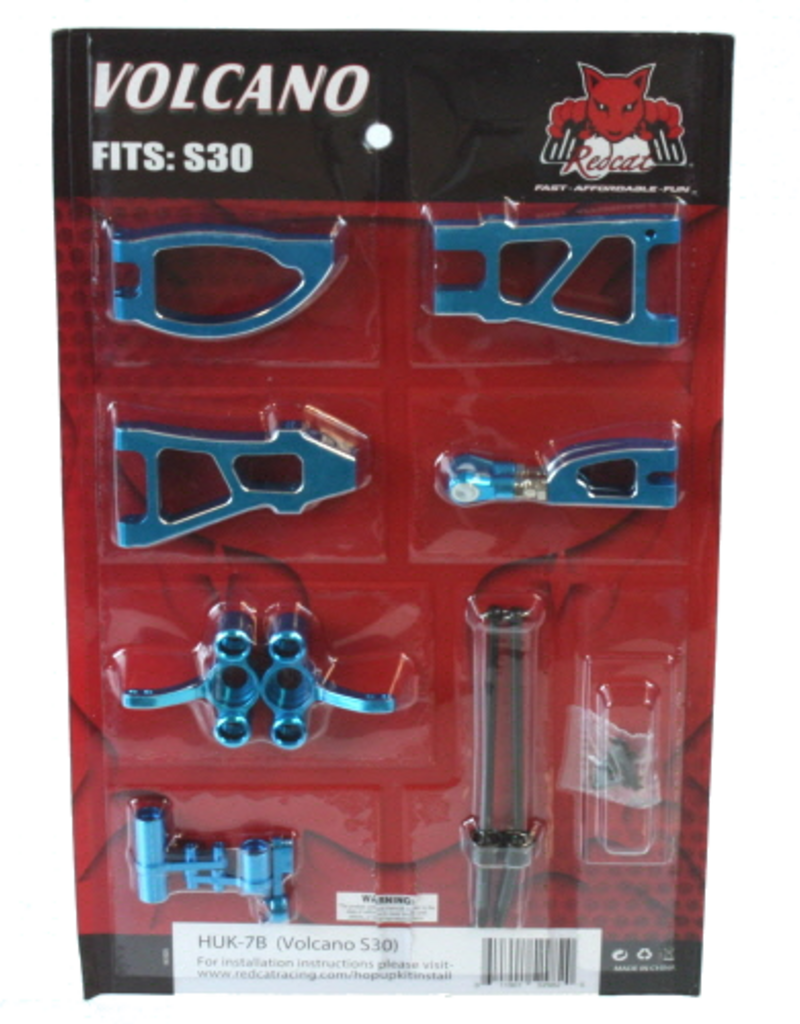 Redcat Racing HUK-7B Volcano S30 Pro hop up kit (New version) (Blue)
