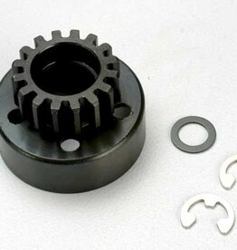 Traxxas 5215 - Clutch bell (15-tooth)/5x8x0.5mm fiber washer (2)/ 5mm e-clip (requires 5x11x4mm ball bearings part #4611) (1.0 metric pitch)