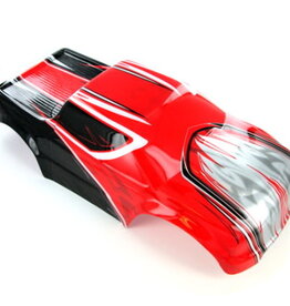 Redcat Racing R1101 Monster Truck Body, Red, Black and Silver