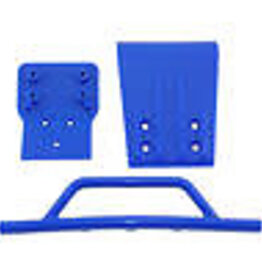 RPM RPM80025	 Front Bumper/Skid Plate, Blue: SLH 4x4