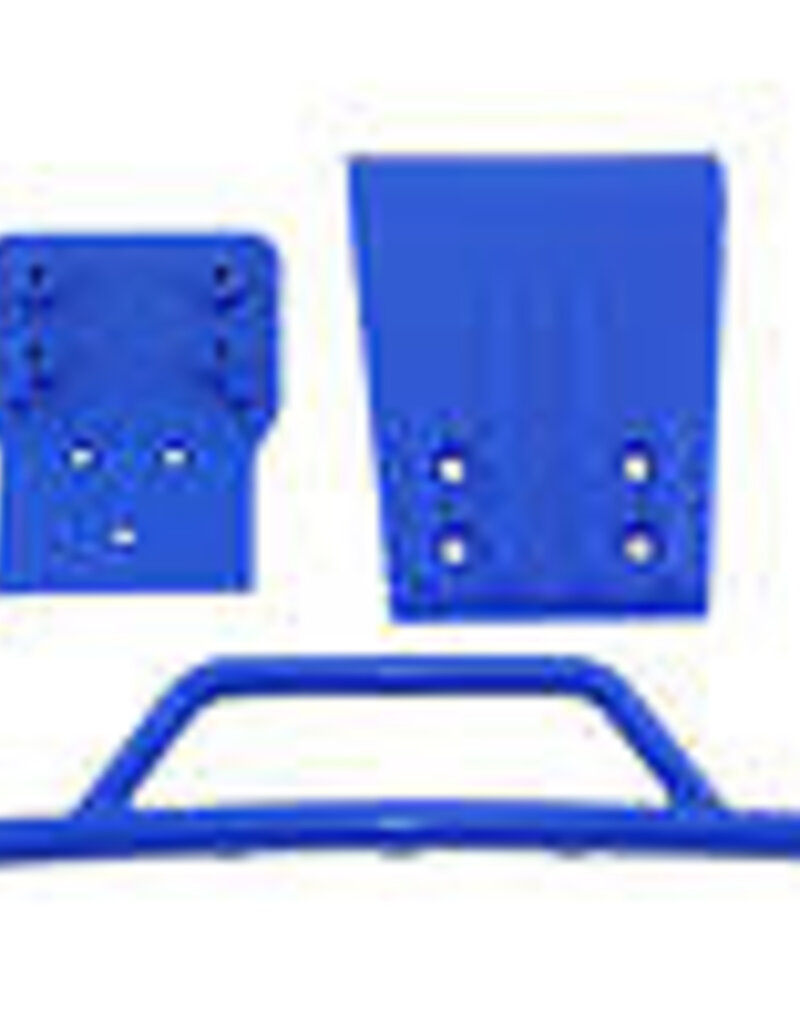 RPM RPM80025	 Front Bumper/Skid Plate, Blue: SLH 4x4