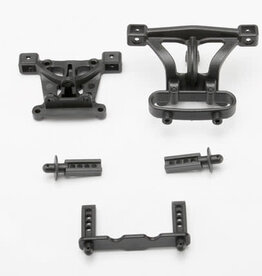 Traxxas 7015 - Body mounts, front & rear/ body mount posts, front & rear