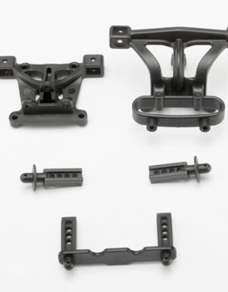 Traxxas 7015 - Body mounts, front & rear/ body mount posts, front & rear