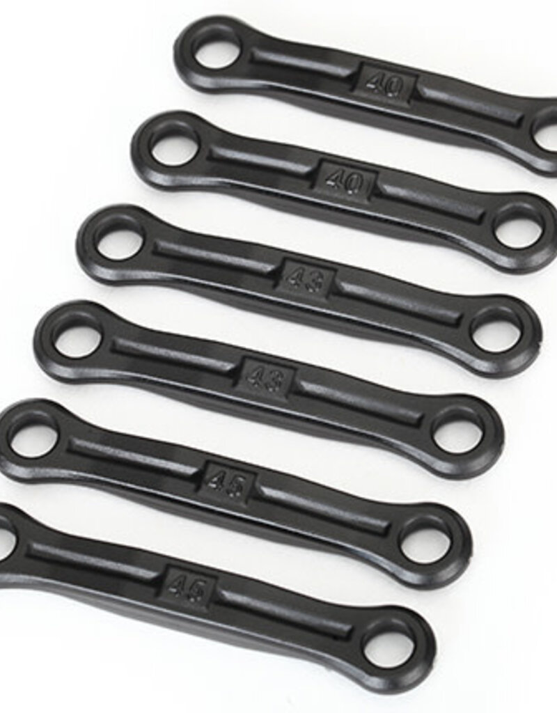 Traxxas 8341 - Camber link/toe link set (plastic/ non-adjustable) (front & rear)