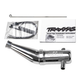 Traxxas 5487 - Tuned pipe, Resonator, R.O.A.R. legal (aluminum, double-chamber) (fits T-Maxx® vehicles with TRX® Racing Engines)