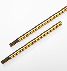 Traxxas 2765T - Shock shafts, hardened steel, titanium nitride coated (X-long) (2)