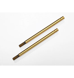 Traxxas 2765T - Shock shafts, hardened steel, titanium nitride coated (X-long) (2)