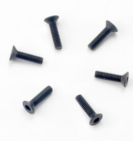 Traxxas 2523 - Screws, 2.5x10mm countersunk machine (hex drive) (6)