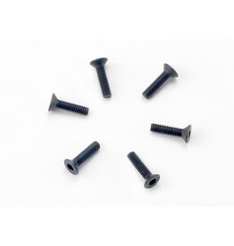 Traxxas 2523 - Screws, 2.5x10mm countersunk machine (hex drive) (6)