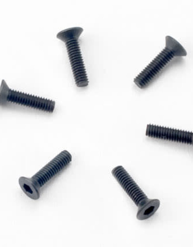 Traxxas 2523 - Screws, 2.5x10mm countersunk machine (hex drive) (6)