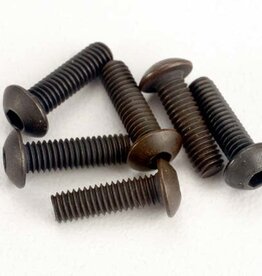 Traxxas 2577 - Screws, 3x10mm button-head machine (hex drive) (6)