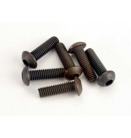 Traxxas 2577 - Screws, 3x10mm button-head machine (hex drive) (6)