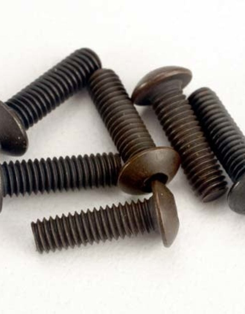 Traxxas 2577 - Screws, 3x10mm button-head machine (hex drive) (6)