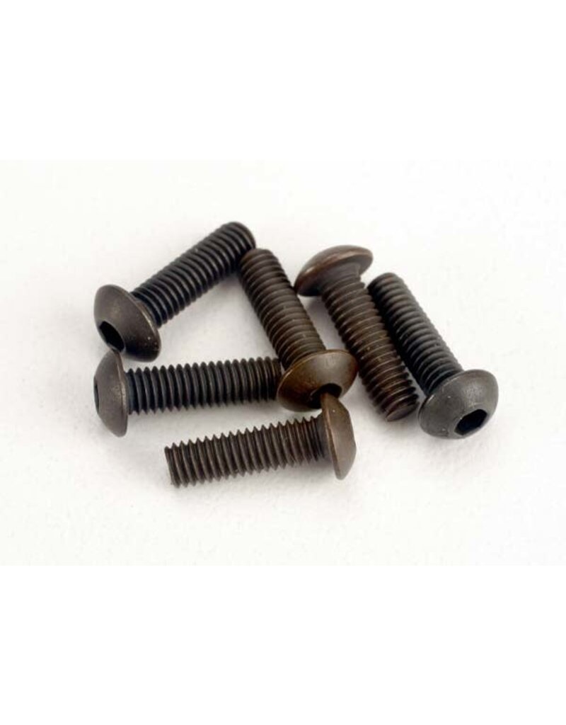 Traxxas 2577 - Screws, 3x10mm button-head machine (hex drive) (6)