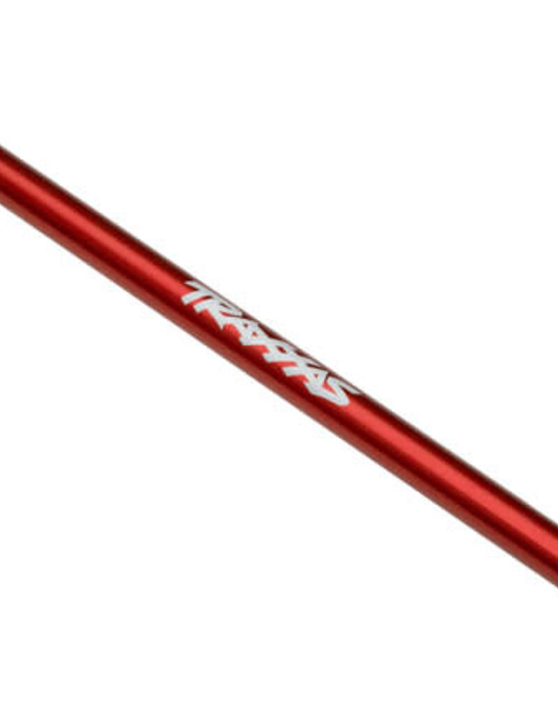 Traxxas 6765R - Driveshaft, center, 6061-T6 aluminum (red-anodized) (189mm)