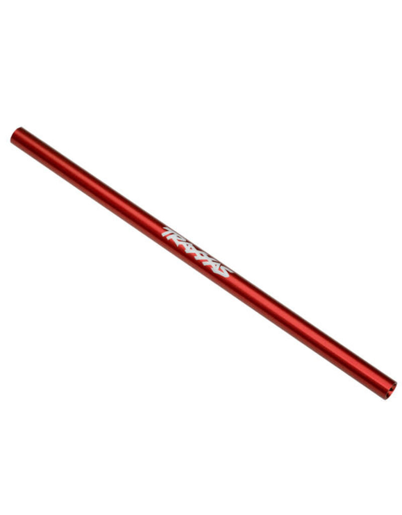 Traxxas 6765R - Driveshaft, center, 6061-T6 aluminum (red-anodized) (189mm)