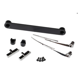 Traxxas 8075 - Door handles, left & right/ windshield wipers, left & right/ retainers (3)/ 1.6x5 BCS (self-tapping) (4) (fits #8010 body)