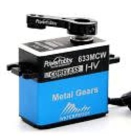 Power Hobby PH633MCW Powerhobby 633MCW High Voltage Waterproof Coreless Steel Gear Servo, w/ Aluminum Case
