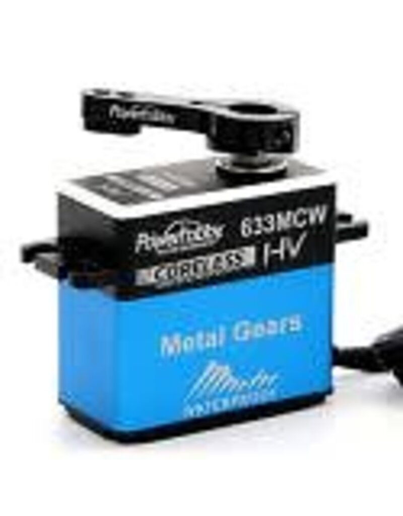 Power Hobby PH633MCW Powerhobby 633MCW High Voltage Waterproof Coreless Steel Gear Servo, w/ Aluminum Case