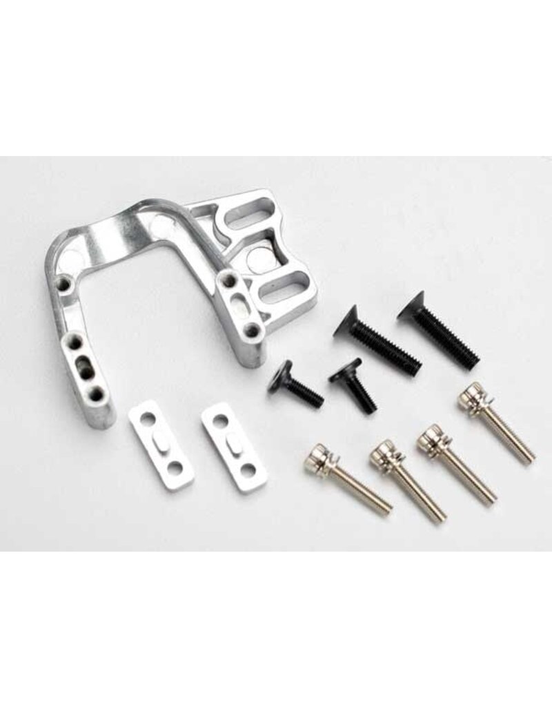 Traxxas 5560 Engine mount/ engine mount spacers (2)/ 3x15 CS with washers (4)/ 4x18 BCS (2)/ flat-head engine mount screws 3x10 (2)