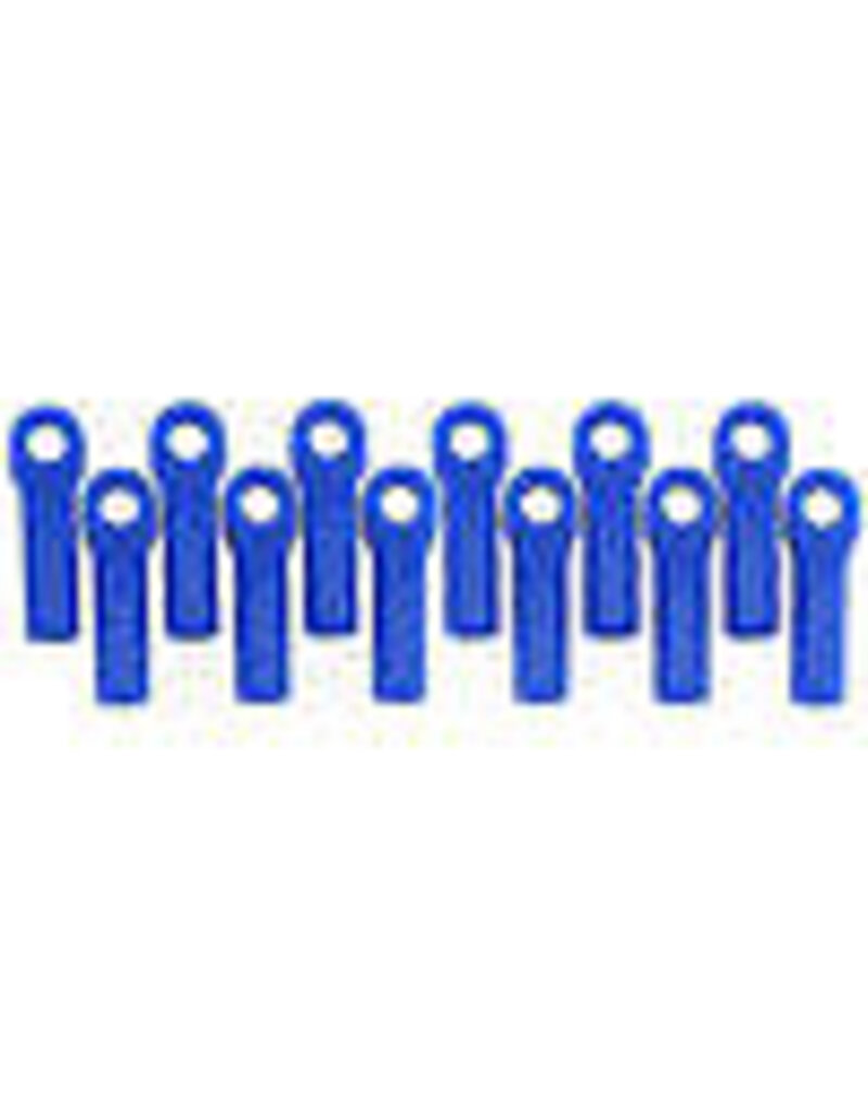 RPM RPM80515	 Long Rod Ends (12), Blue: TRA 1/10,Rally