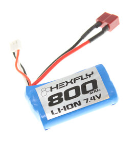 Redcat Racing RER13656 Pack, Type 14500 (Li-ion 7.4V,800mAH),T PLUG